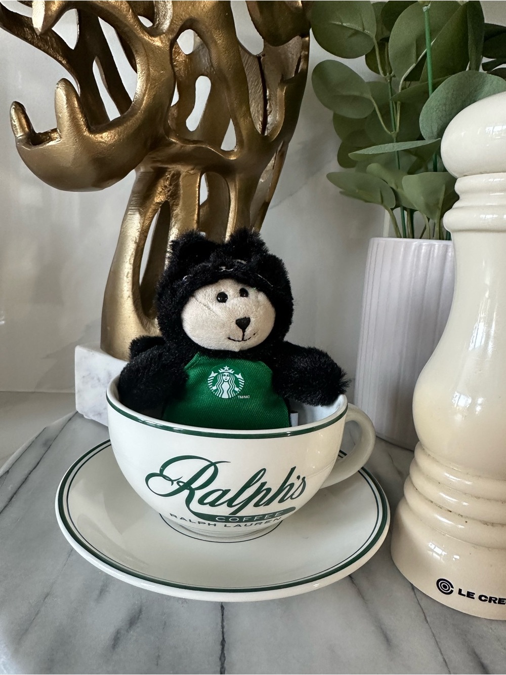 Starbucks 2026 Black Cat Bearista Keychain Limited Edition NWT